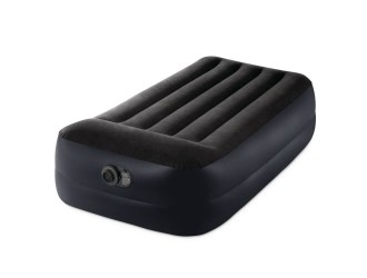 Pat gonflabil Twin Pillow Rest cu pompa incorporata, 99x191x42 cm, max. 136 kg, Intex (64122)