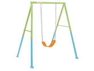 Leagan cu 2 scaune detasabile, cadru metalic, 170x235x200 cm, Intex (44113)