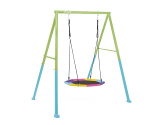 Leagan tip cuib cu cadru metalic, 201x235x200 cm, max. 150 kg, 3-10 ani, Intex (44111)