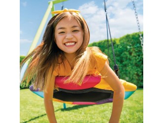 Leagan 2 in 1 cu cadru metalic, 254x235x200 cm, 3-10 ani, Intex (44125)