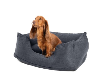 Pat gonflabil pentru animale de companie cu pompa, 79x58x22 cm, Intex (48701)