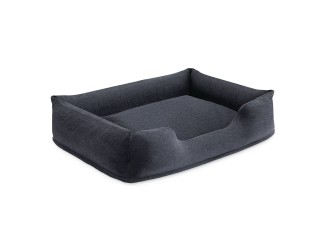 Pat gonflabil pentru animale de companie cu pompa, 97x74x23 cm, max. 22.7 kg, Intex (48702)