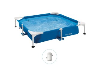 Piscina cu cadru metalic pentru animale de companie Pet Pool 152x152x30 cm, 537 L, Intex (48402)