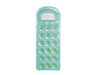 Saltea gonflabila pentru apa cu fereastra transparenta, 188x71 cm, max. 100 kg, Albastru, Intex (59895)