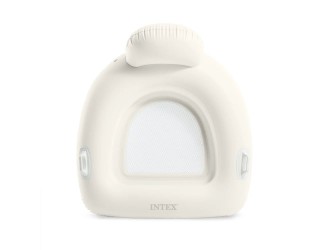 Intex Fotoliu gonflabil pentru apa cu spatar si manere, 114x107 cm, max. 100 kg, cod 56801, alb