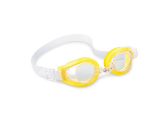 Ochelari de inot Play, protectie UV, Galben, 3-8 ani, Intex 55602