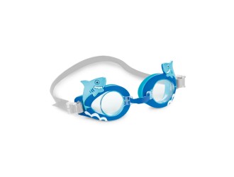 Ochelari de inot Fun, Rechin, 3-8 ani, Intex 55610