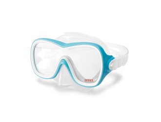 Masca de inot Wave Rider, protectie UV, 8 ani+, Albastru, Intex 55978