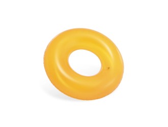 Colac gonflabil de inot transparent 76 cm, max. 40 kg, Galben, 8+ ani 59260