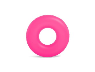 Colac gonflabil de inot Neon, 91 cm, max. 60 kg, Roz, 9+ ani, Intex (59262)