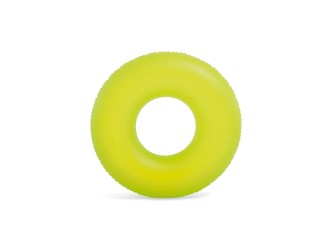Colac gonflabil de inot Neon, 91 cm, max. 60 kg, Galben, 9+ ani, Intex (59262)
