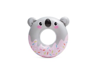 Colac gonflabil de inot cu design animal 76 cm, max. 40 kg, Coala, 8+ ani, Intex 59266