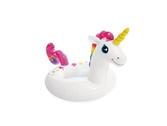 Colac gonflabil de inot cu design animal, Unicorn, 3-6 ani, Intex 59221