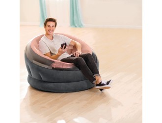 Fotoliu gonflabil Empire, 112x109x69 cm, Roz, Intex 68582