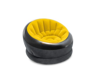 Fotoliu gonflabil Empire, 112x109x69 cm, Galben, Intex 68582
