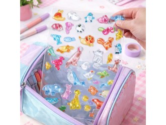 Stickere 3D - Mix animale Tiki Wiki seria Crystal 