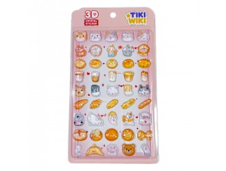 Stickere 3D - Mix dragalas Tiki Wiki seria Crystal 