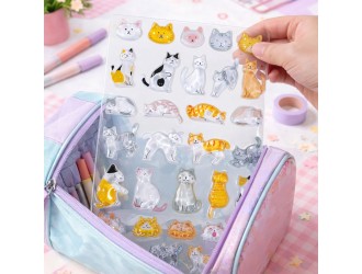 Stickere 3D - Pisicute Tiki Wiki seria Crystal 