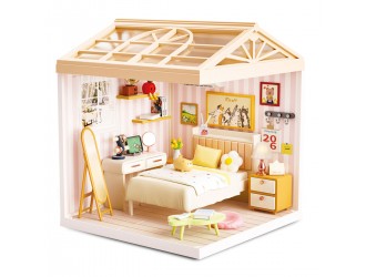 et de constructie Mini House – seria Interior Mini Dormitor cu lumina