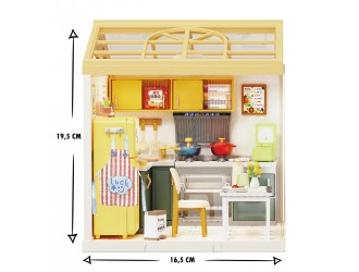 Set de constructie Mini House – seria Interior Mini Bucatarie cu lumina