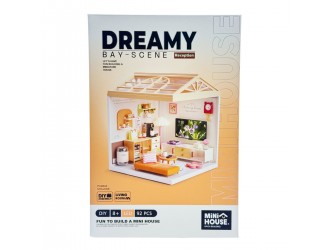 Set de constructie Mini House – seria Interior Mini Living cu lumina