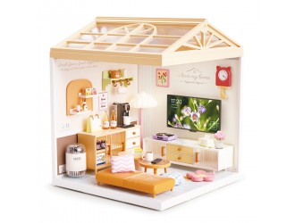 Set de constructie Mini House – seria Interior Mini Living cu lumina