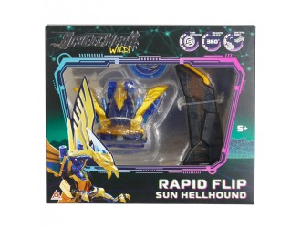 Jucarie transformer Screechers Wild! Rapid Flip Sun Hellhound S5 L0.5 V2