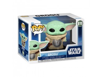 Figurina de colectie Funko POP! Movies: Star Wars – The Mandalorian cu armura #819