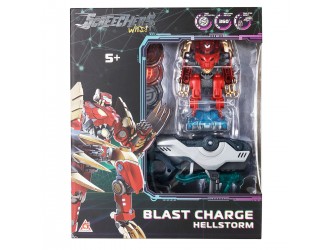 Jucarie transformer Screechers Wild! Blast Charge Hellstorm S5 L1 V2