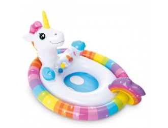 Colac gonflabil cu scaun, max. 23 kg, Unicorn, 3-4 ani