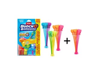 Set baloane cu apa Bunch O Balloons Tropical, 140 buc (100+40 bonus), umplere rapida simultana, auto-sigilare, 3+ 04199