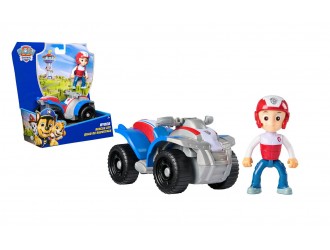Vehicul Paw Patrol Ryder Rescue ATV, masina cu figurina inclusa, set de joaca, 3+, 03751