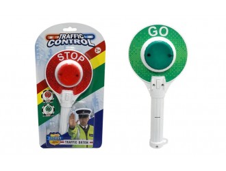 Paleta politie Stop Go cu lumina copii Unikatoy 25154