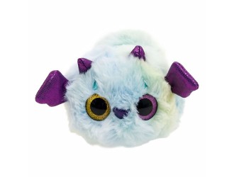 Jucarie interactiva de plus cu sunete FURRY TAILS, Monstru turcoaz