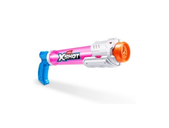 Pistol cu apa X-Shot Small Tube Soaker, roz, cu pompa, raza pana la 8 m, 6+ 02352