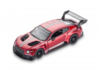 Macheta auto metalica Kinsmart Bentley Continental GT3 Rosu, Scara 1:36
