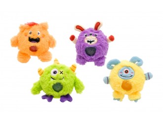 Jucarie antistres squishy plush monster Unikatoy SQUIZI, galben, 25682