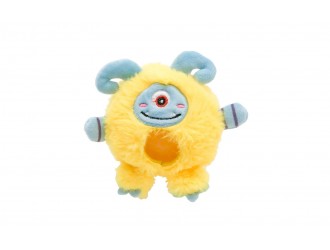 Jucarie antistres squishy plush monster Unikatoy SQUIZI, galben, 25682