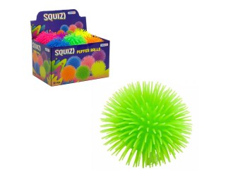 Minge antistres puffer 7 cm cu lumini Unikatoy 25708, Verde