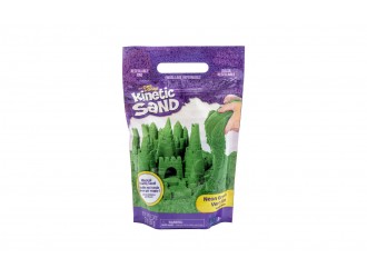 Nisip kinetic VERDE, Kinetic Sand original 907 g pentru copii modelabil, 55916