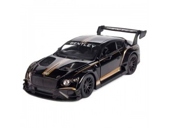Macheta auto metalica Kinsmart Bentley Continental GT3 Negru, Scara 1:36