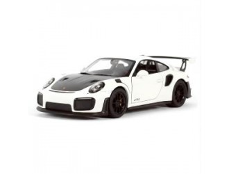 Macheta auto metalica Kinsmart Porsche 911 GT3 RS Alb, Scara 1:36