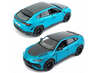 Macheta auto metalica Kinsmart Lamborghini Urus Turcuaz, Scara 1:36