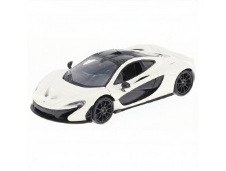 Macheta auto metalica Kinsmart McLaren P1 Alb, Scara 1:36