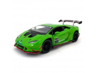 Macheta auto metalica Kinsmart Lamborghini Huracan STO Verde, Scara 1:36