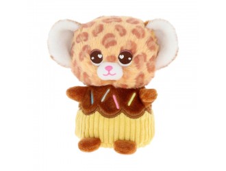 Jucarie de plus parfumata Keel Toys Leopard Bakery Cupcakes Ciocolata 16 cm