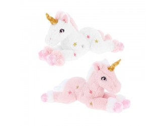 Jucarie de plus Keel Toys Keeleco White Unicorn Alb 35 cm