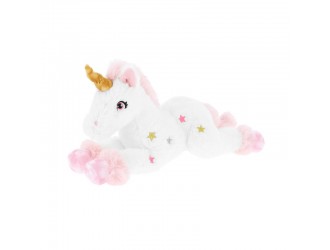Jucarie de plus Keel Toys Keeleco White Unicorn Alb 35 cm