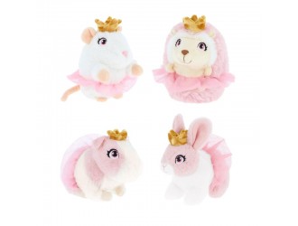Jucarie de plus Keel Toys Keeleco Soricel Roz 14 cm