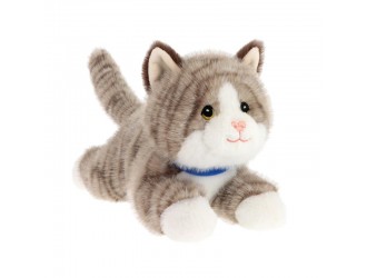 Jucarie de plus Keel Toys Keeleco Kitty Love Pisica Grey Gri 28 cm